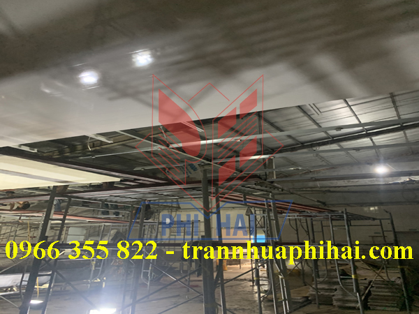 THI CÔNG TRẦN NHỰA THUỶ SẢN CHO NHÀ MÁY CHẾ BIẾN CÁ BASA