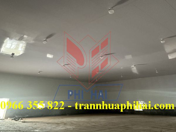 trần nhựa thuỷ sản sau khi hoàn thiện